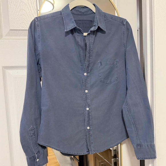 Frank & Eileen Tops - Frank & Eileen Barry Limited Edition Slate Blue Button-Up Shirt Women’s XS